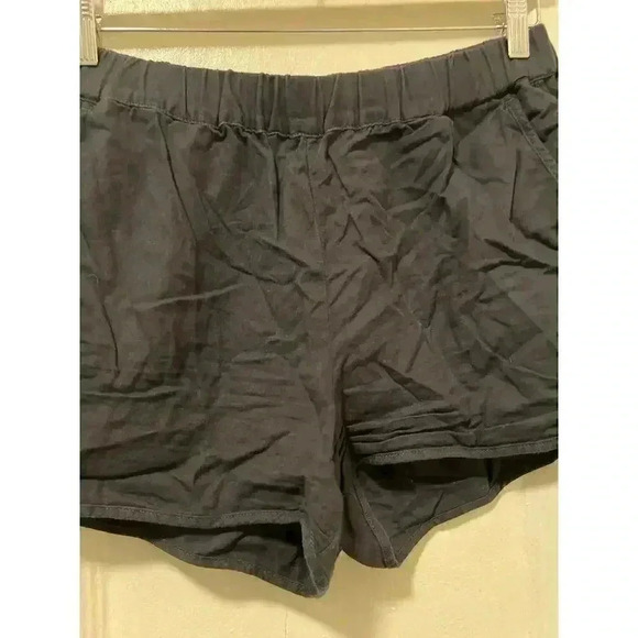Madewell Cotton Blend Pull-On Shorts with 4 Pockets Black Size S - Picture 8 of 11
